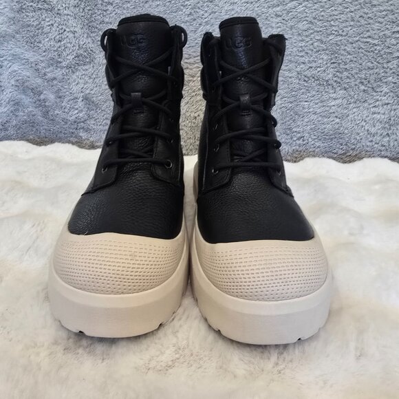 UGG Neumel High Weather Hybrid Waterproof Boots Men's Size 12 Black Leather NEW - Picture 8 of 11
